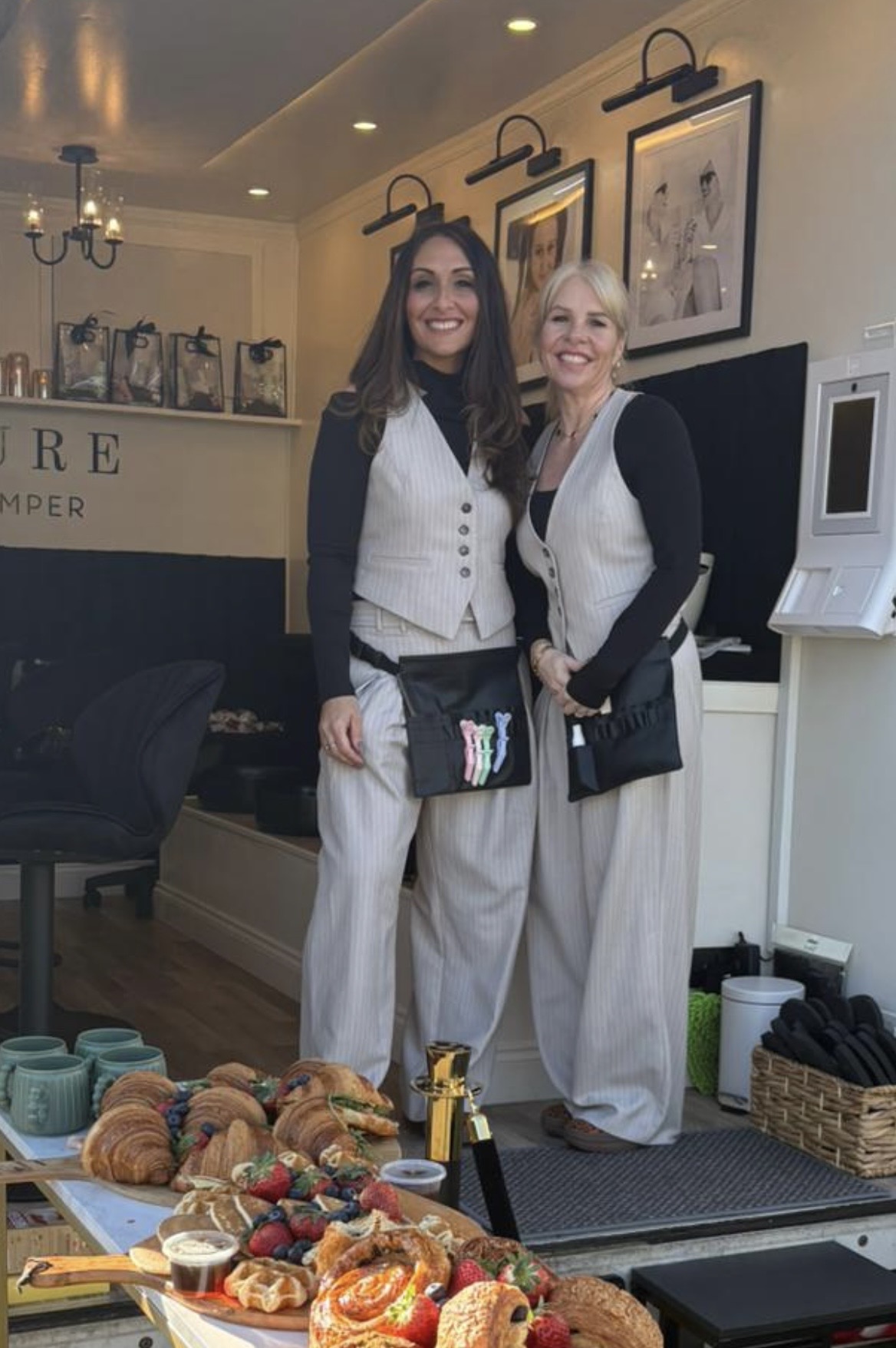 Gill and Lauren, co-owners of Pure Pamper